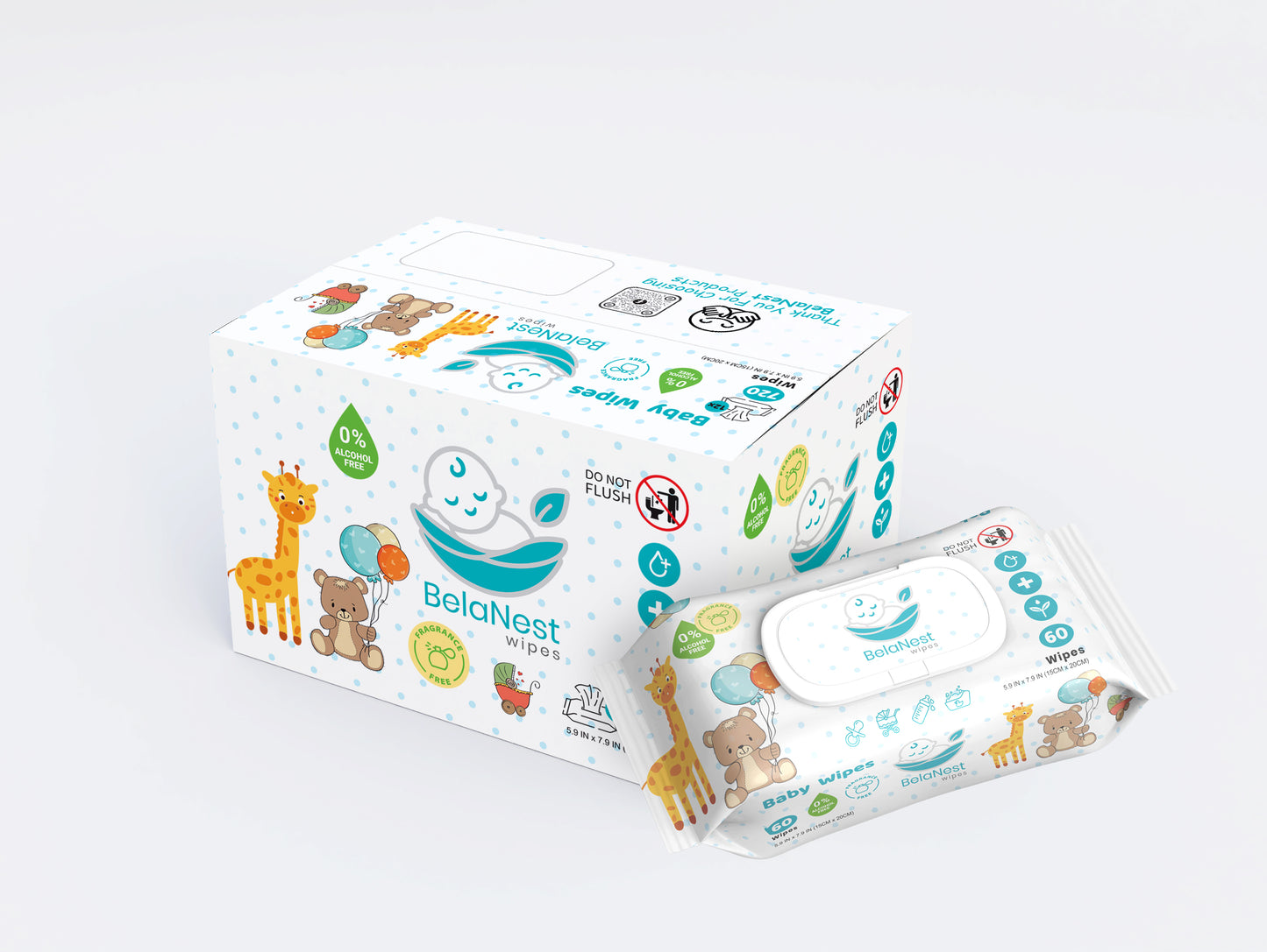 Belanest baby wet wipes