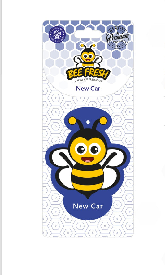 Bee fresh new car hanging card air freshener