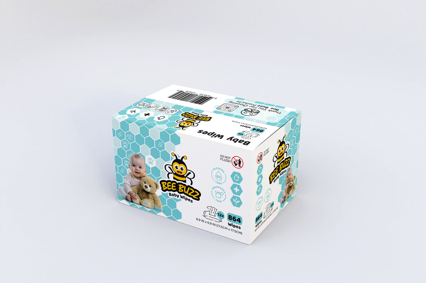 Bee Buzz baby wet wipes