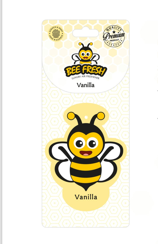 Bee fresh air hanging card air freshener